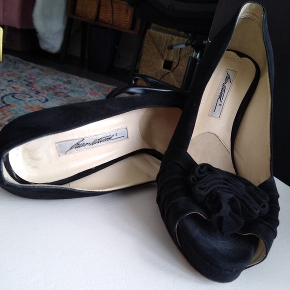 BRIAN ATWOOD suede peep-toe stilettos - Picture 13 of 17